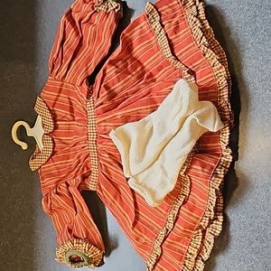 American Girl Doll Addy striped dress